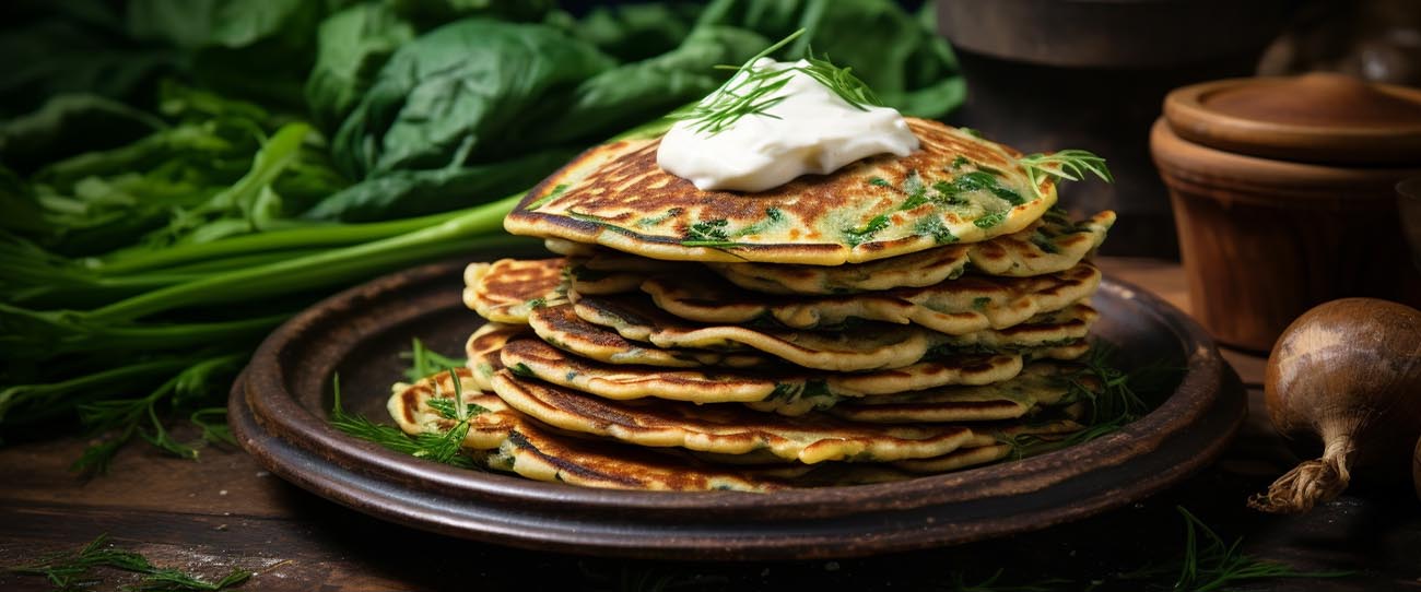 Bärlauch-Pfannkuchen
