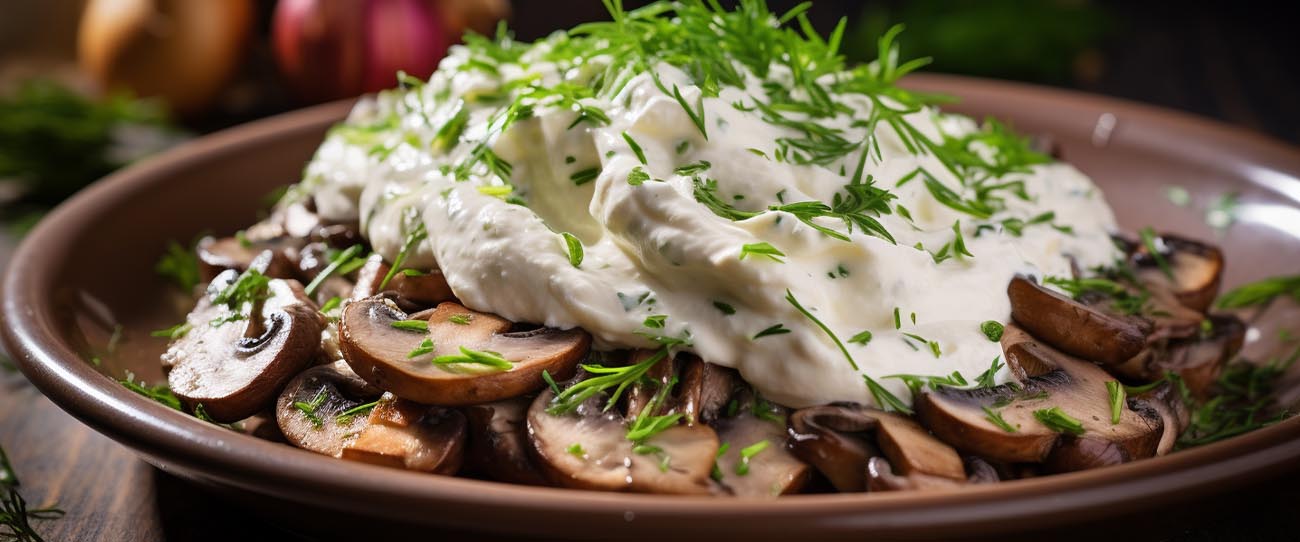 Champignons wie vom Weihnachtsmarkt